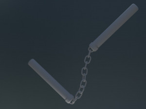 nunchaku 3D Print Model