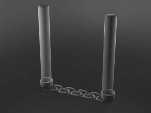 nunchaku 3D Print Model