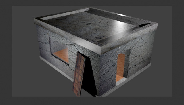 guard house 3D 모델 .c4d .max .obj .3ds .fbx .stl .blend 