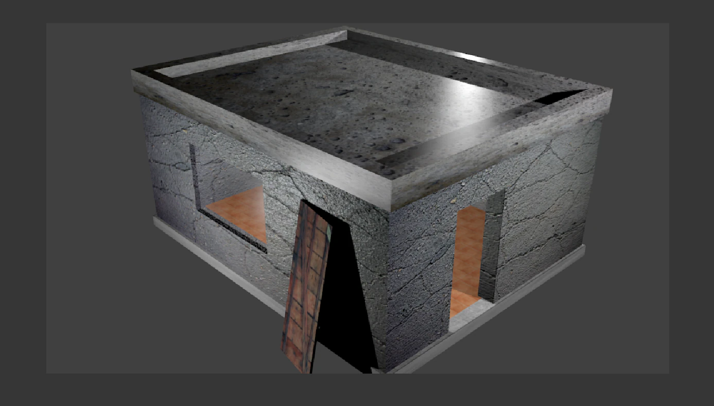 guard house 3D Model .c4d .max .obj .3ds .fbx .stl .blend 
