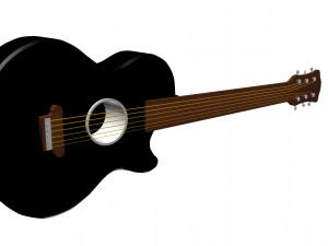 guitar 3D 모델