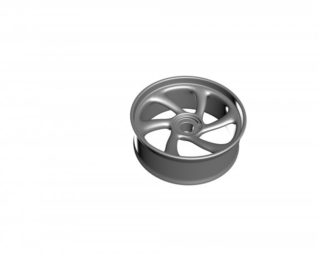 car rim 3D Model .c4d .max .obj .3ds .fbx .stl .blend 