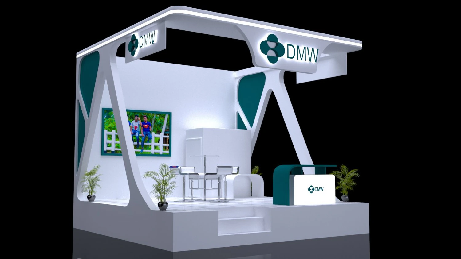 stall 3D Model .c4d .max .obj .3ds .fbx .stl .blend 