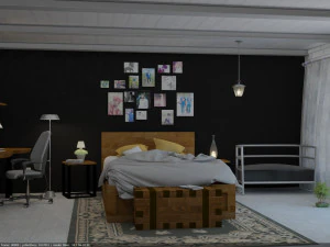 спальня 3D Модель