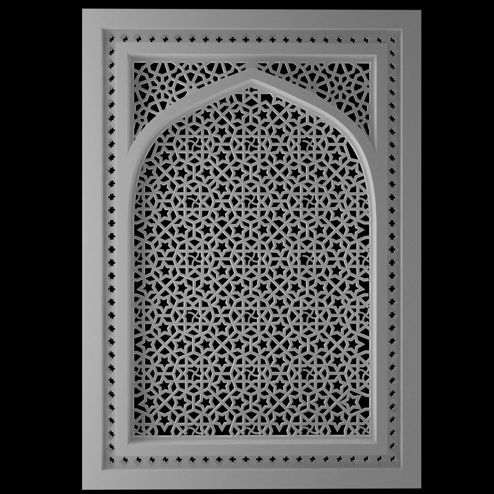 arabic ornaments 3D Model .c4d .max .obj .3ds .fbx .stl .blend 