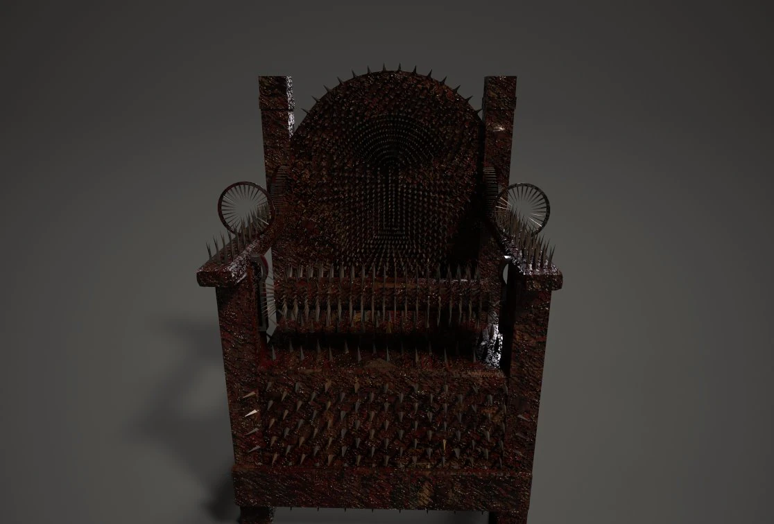 torture stool 3D Model .c4d .max .obj .3ds .fbx .stl .blend 