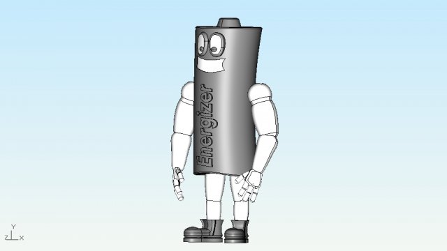 bfttery energizer Modelo de impresión 3D .c4d .max .obj .3ds .fbx .stl .blend 