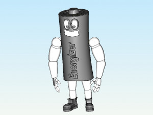 bfttery energizer Modelo de impresión 3D