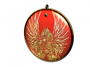 pendant phoenix 3D 모델