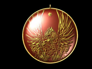 pendant phoenix 3D Model