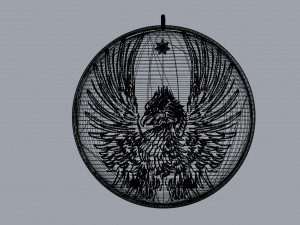 pendant phoenix 3D 모델