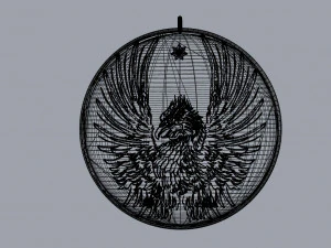 pendant phoenix 3D Model