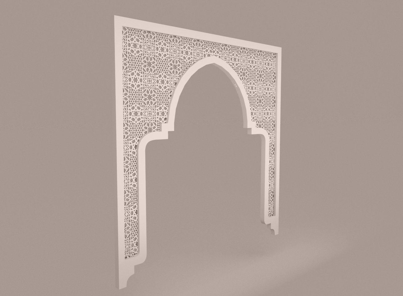 Arabic Pattern 3d Model In Decoration 3dexport