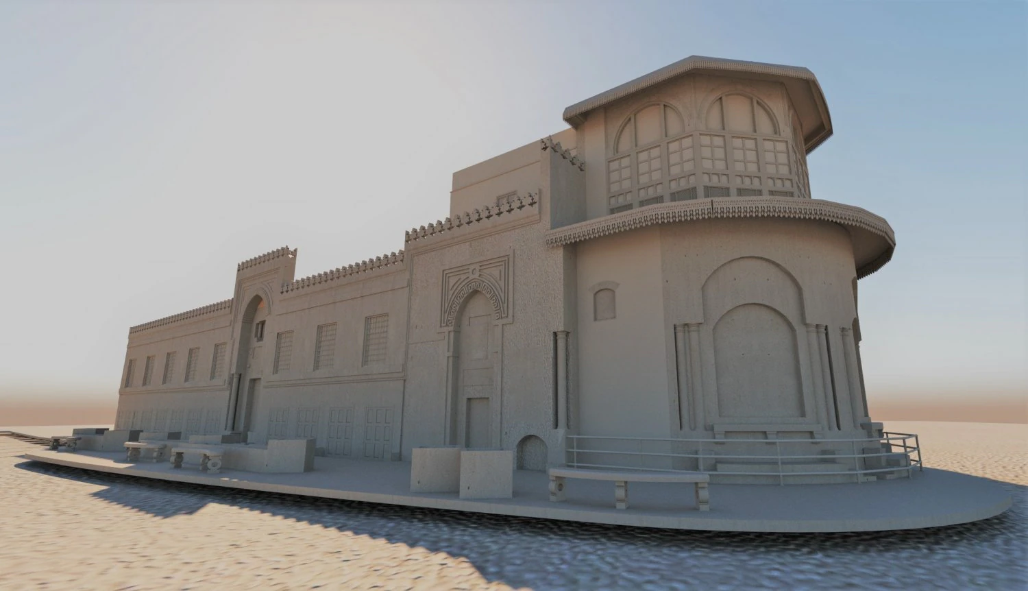 sultan mahmoud khan 3D Model .c4d .max .obj .3ds .fbx .stl .blend 