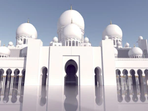 sheikh zayed mosque 3D Model