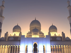 sheikh zayed mosque 3D 模型