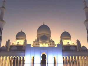 sheikh zayed mosque 3D Model