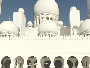 sheikh zayed mosque 3D 模型