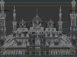 sheikh zayed mosque 3D 模型