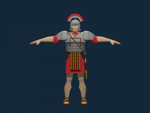legionario e centurione romano Modello 3D