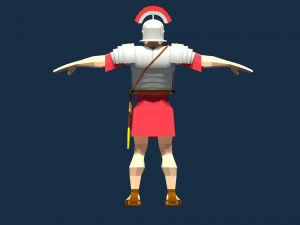 roman legionary and centurion Modelo 3D