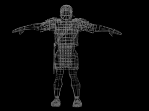 roman legionary and centurion Modelo 3D