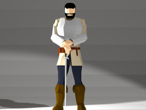 swordsman adventurer 3D Model