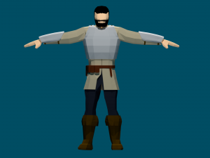 swordsman adventurer 3D Модель