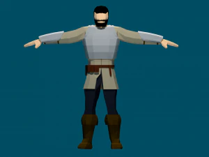 swordsman adventurer 3D Model