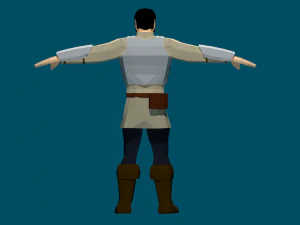 swordsman adventurer 3D Model