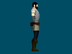 swordsman adventurer 3D Модель