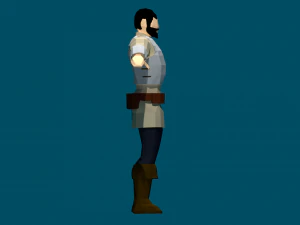 swordsman adventurer 3D Model