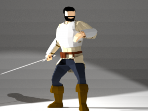 swordsman adventurer 3D Модель