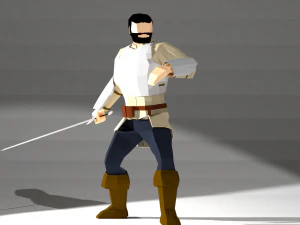 swordsman adventurer 3D Model
