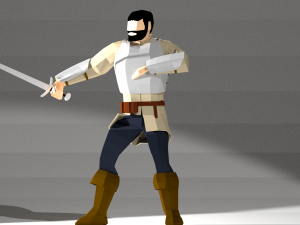 swordsman adventurer 3D Модель