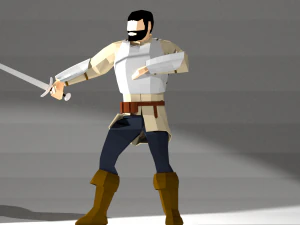 swordsman adventurer 3D Model
