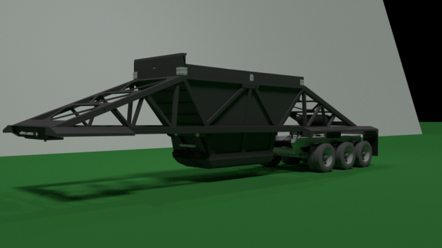 trailer 2019 brazos belly dump - pit boss v12 Modelo 3D .c4d .max .obj .3ds .fbx .stl .blend 
