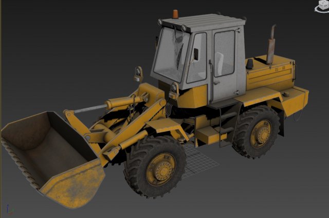 to-30 loader 3D Model .c4d .max .obj .3ds .fbx .stl .blend 