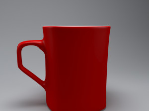 red mug 3D Model