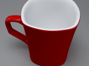 red mug 3D 모델