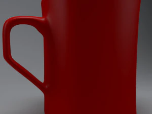 red mug 3D Model
