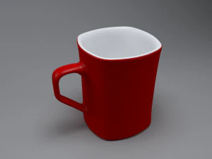 red mug 3D Model