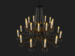 chandelier luster 3D Model