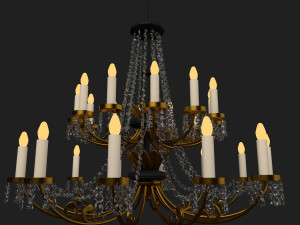chandelier luster 3D Model