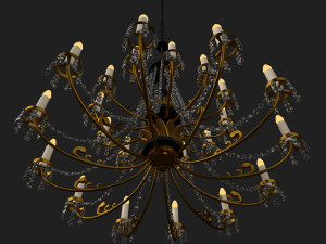 chandelier luster 3D Model
