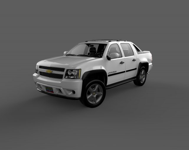 chevrolet avalanche 2009 3Dモデル .c4d .max .obj .3ds .fbx .stl .blend 