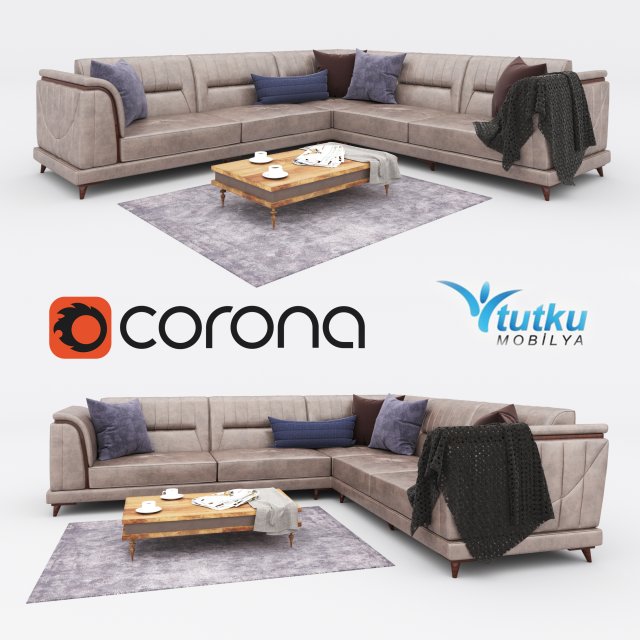 asyasofa Modelo 3D .c4d .max .obj .3ds .fbx .stl .blend 