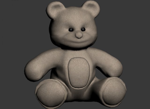 teddy Modelo 3D .c4d .max .obj .3ds .fbx .stl .blend 