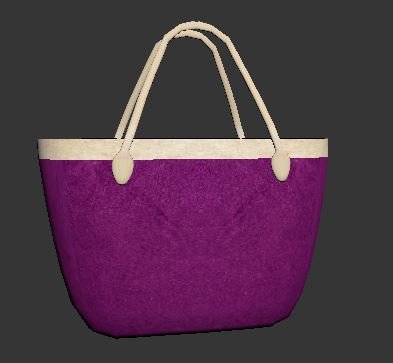 pink bag 3D 模型 .c4d .max .obj .3ds .fbx .stl .blend 