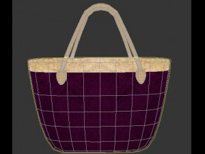 pink bag 3D 模型